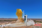 七上九下我国首颗地球物理场探测业务卫星“张衡一号”02星成功发射